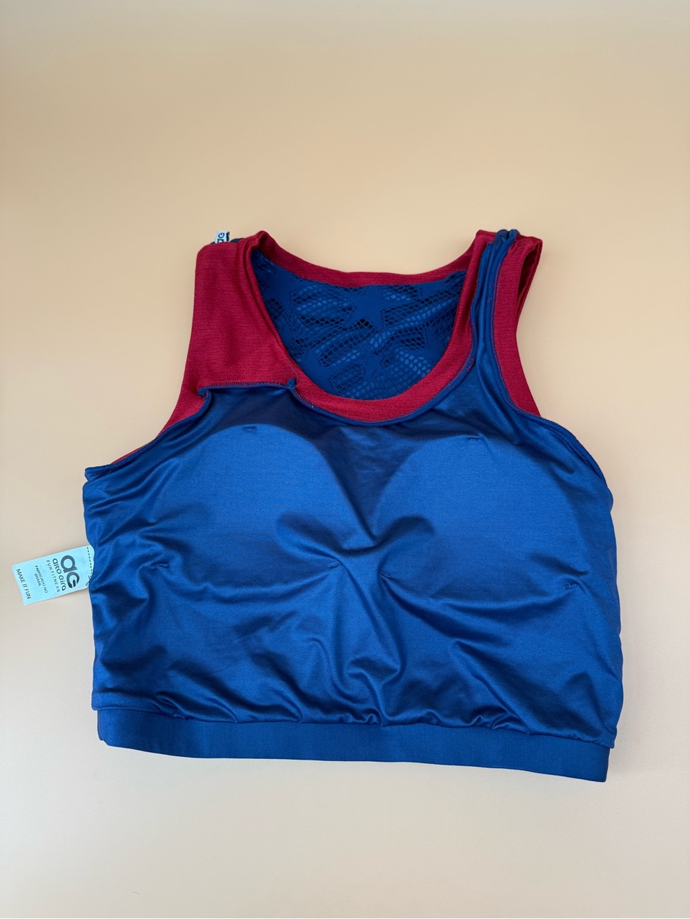 USA 250 Blue & Red Athletic Crop Top - Picture 4 of 5